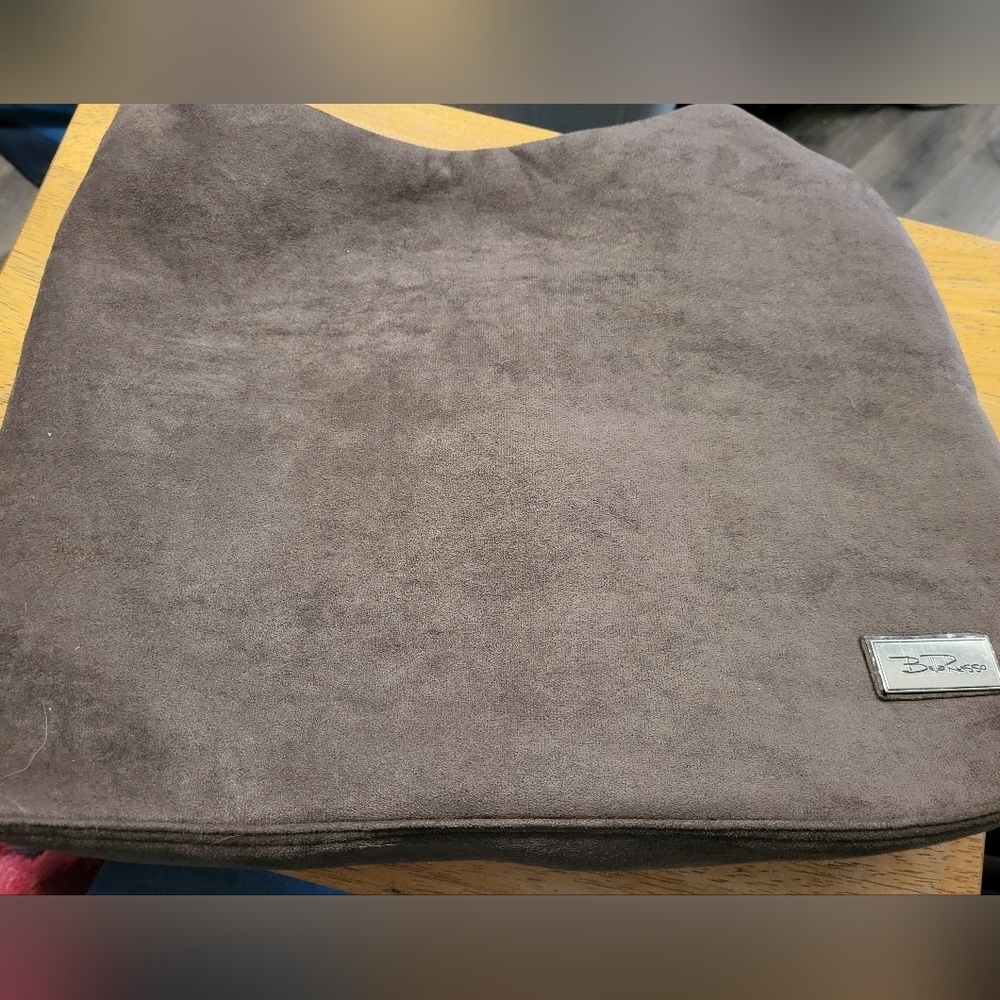 Belle Russo Brown Suede Shoulder Bag
